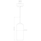Z-Lite Monty 1 Light Pendant, Heritage Brass And Seedy 738P17-HBR - alternate 8